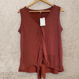 Soft sleeveless blouse